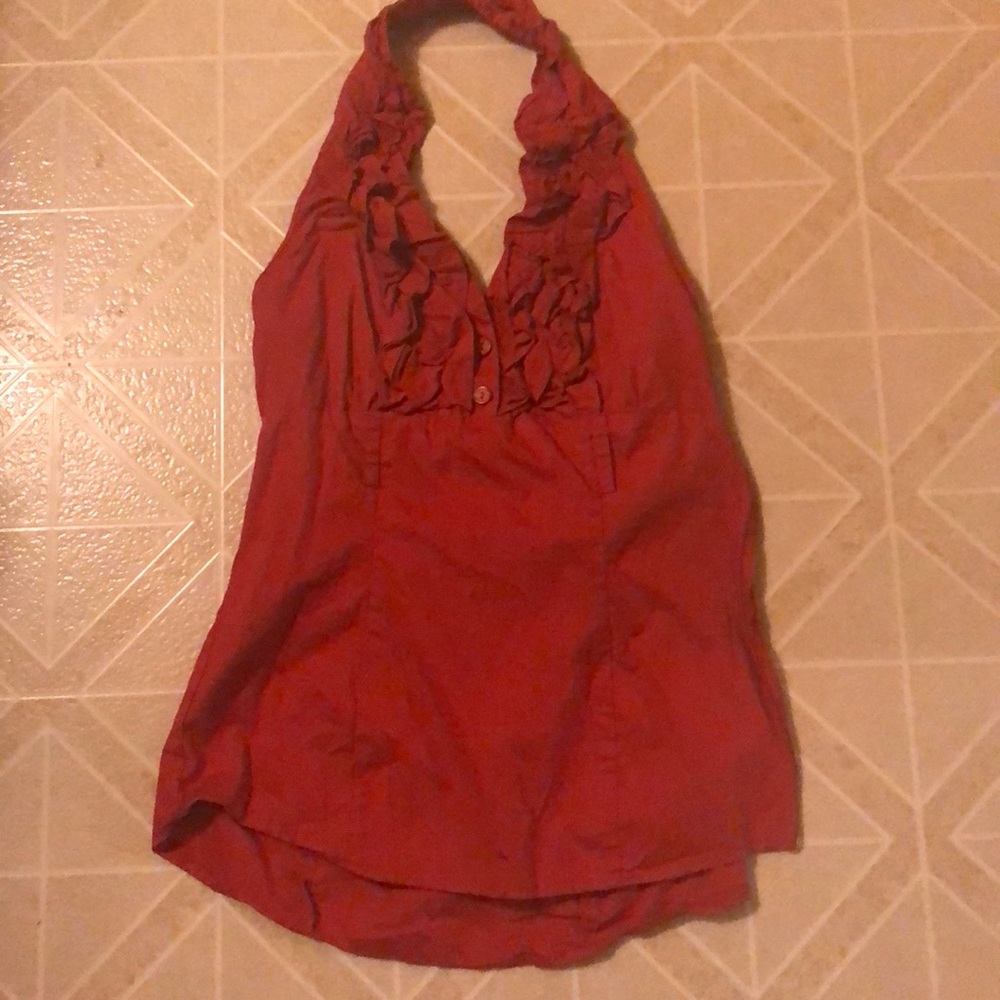 Red blouse